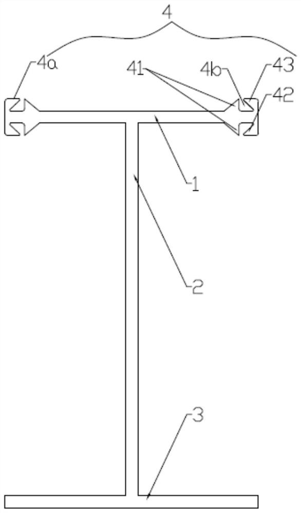 H-shaped steel sheet pile with bidirectional locking openings for combined steel sheet pile