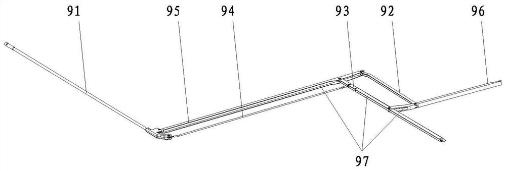 Automatic umbrella rib riveting device