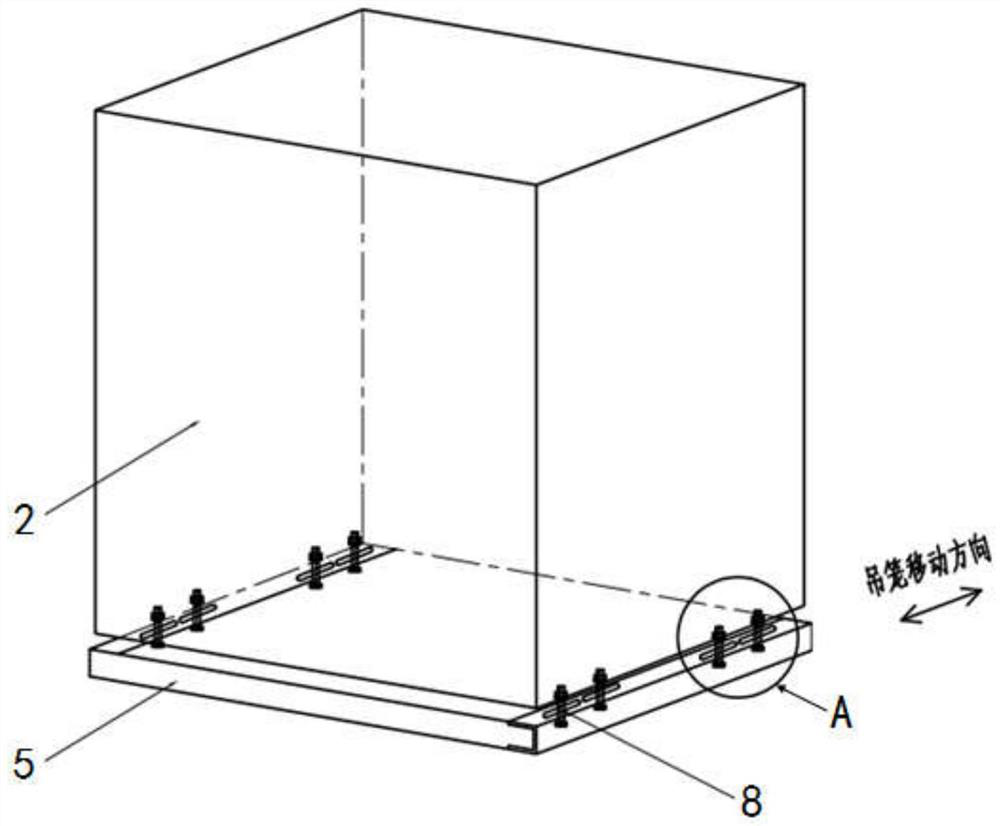 Inclined building hoist cage