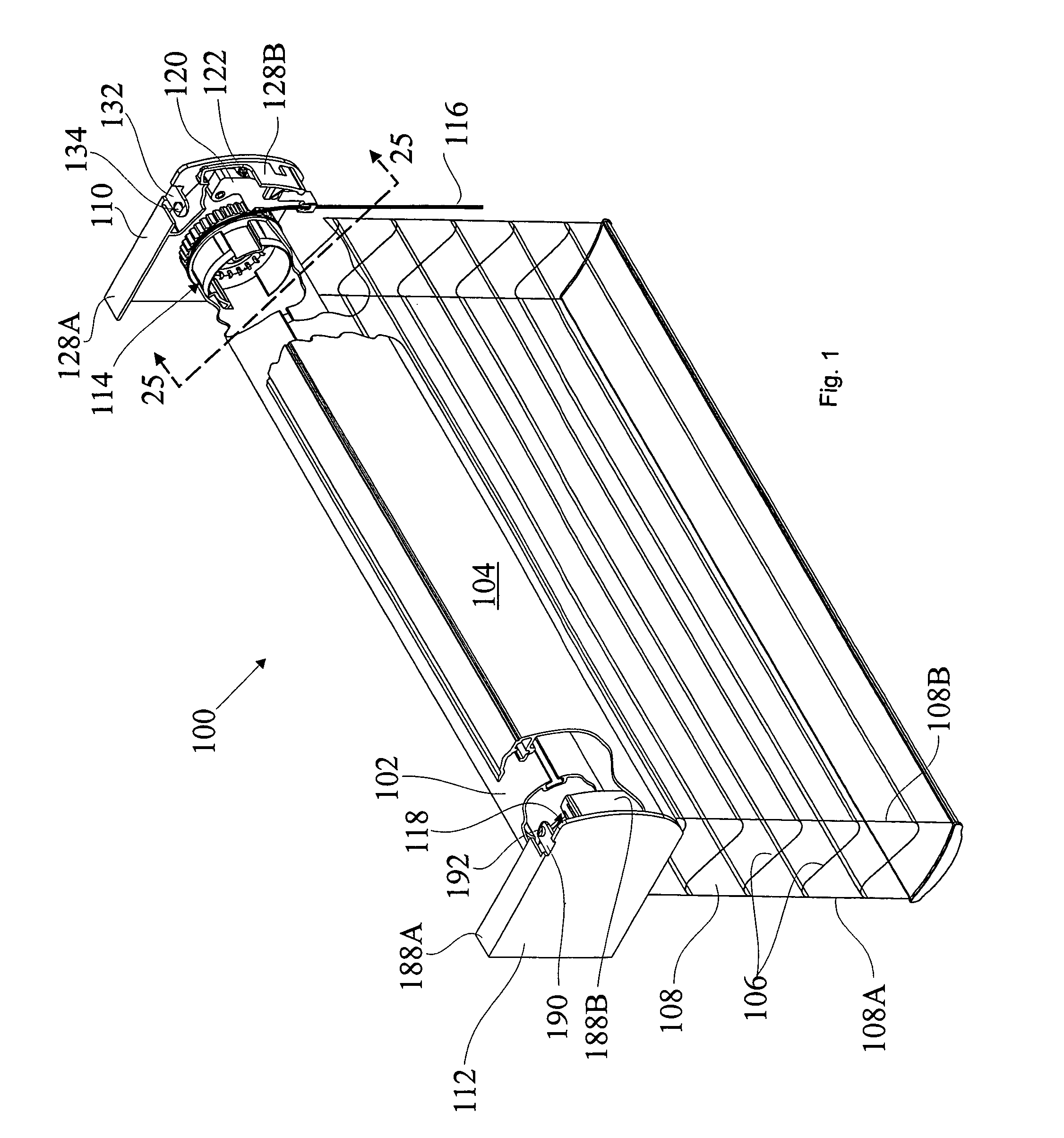 Mounting arrangement for coverings for architectural openings