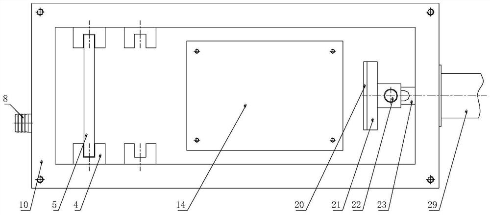 A water head difference penetration test device under the condition of sustained load