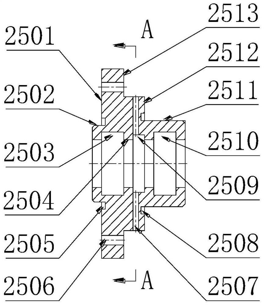 A water head difference penetration test device under the condition of sustained load