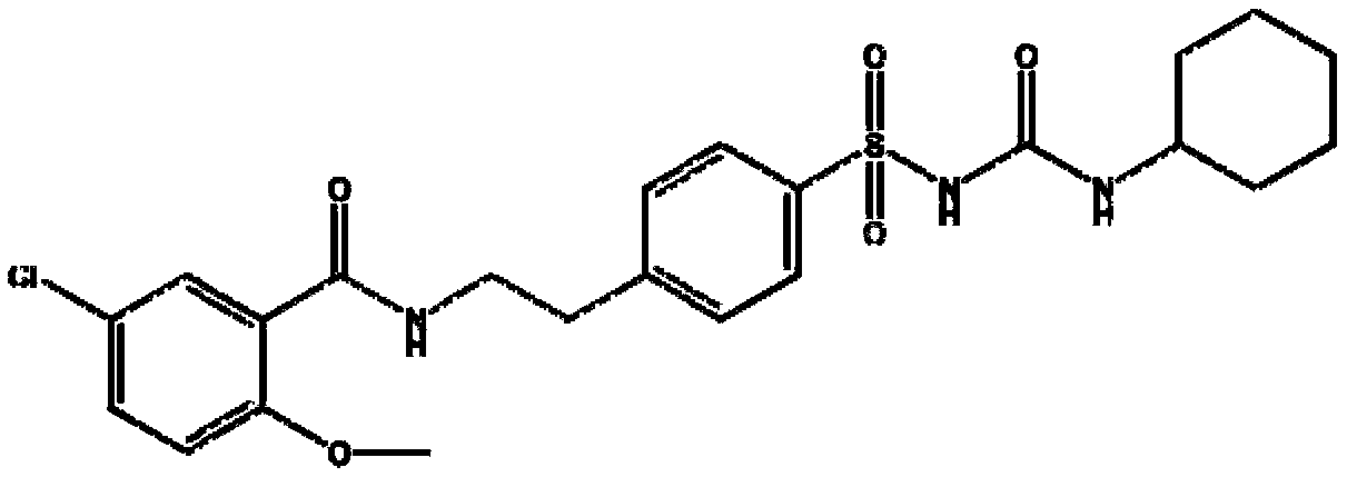 Glibenclamide tablet and preparation method thereof