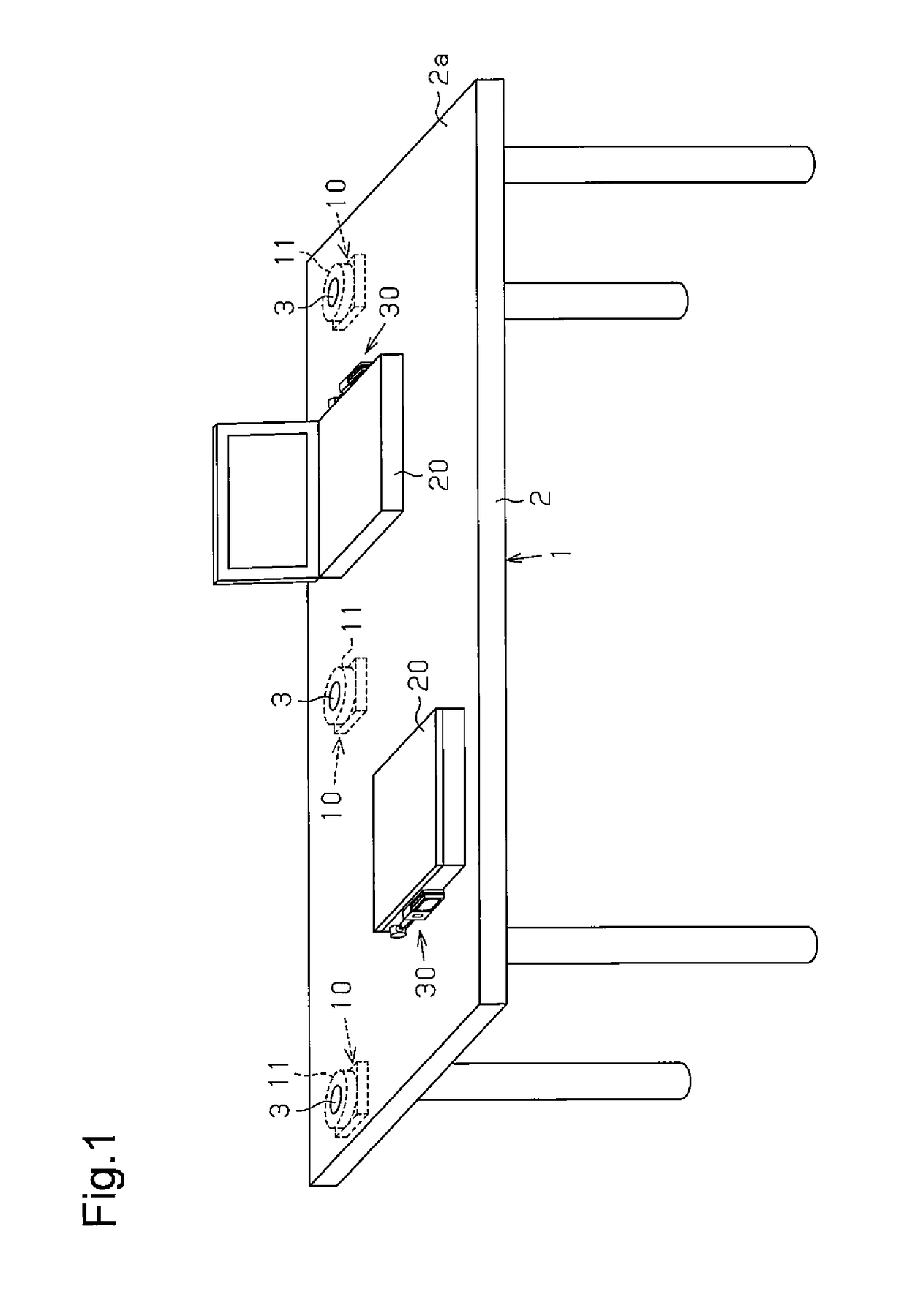 Contactless power-supply system, contactless adapter, and power-supply device