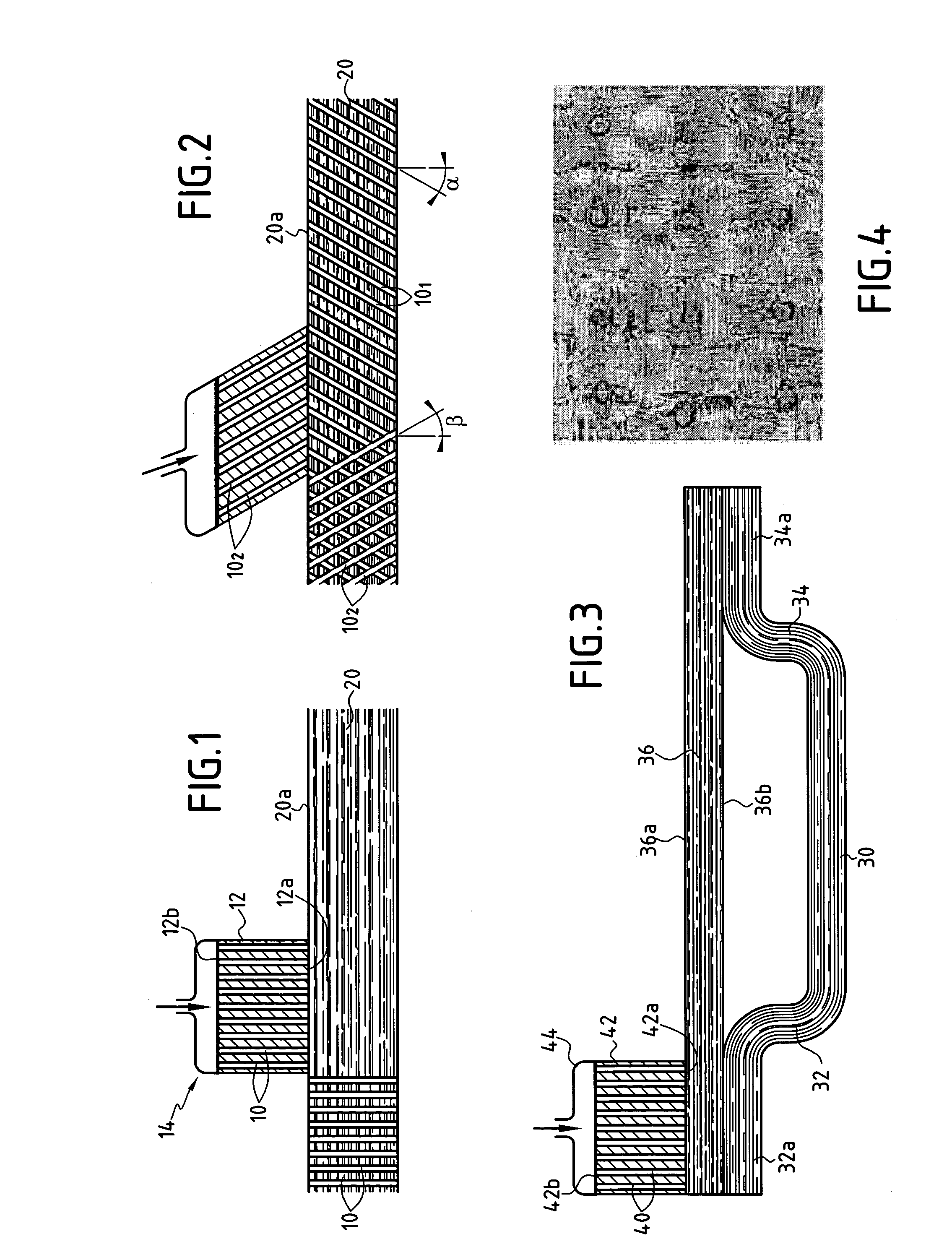 Making a blank by reinforcing a fiber structure and/or bonding fiber structures together, and use in making composite material parts