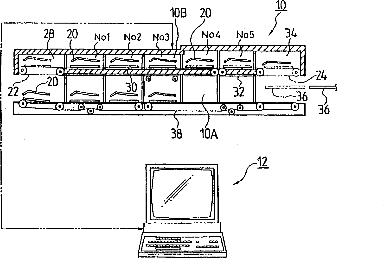 Heater support structure and furnace for forming sheet glass