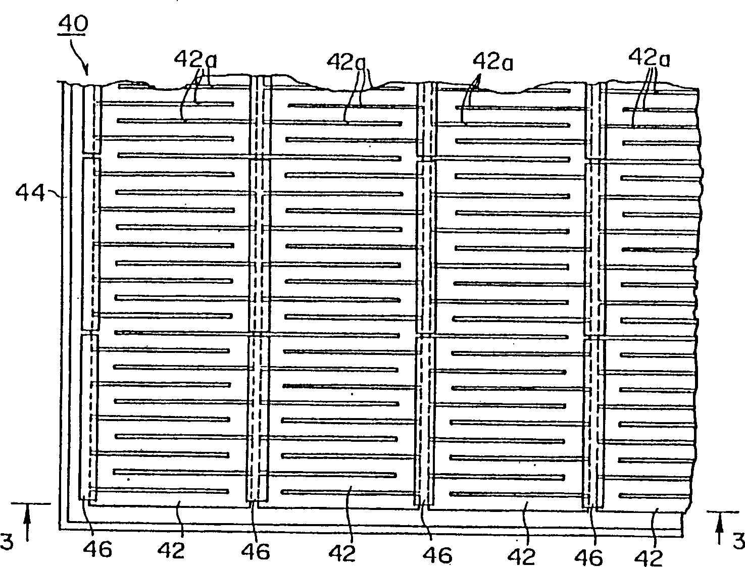 Heater support structure and furnace for forming sheet glass