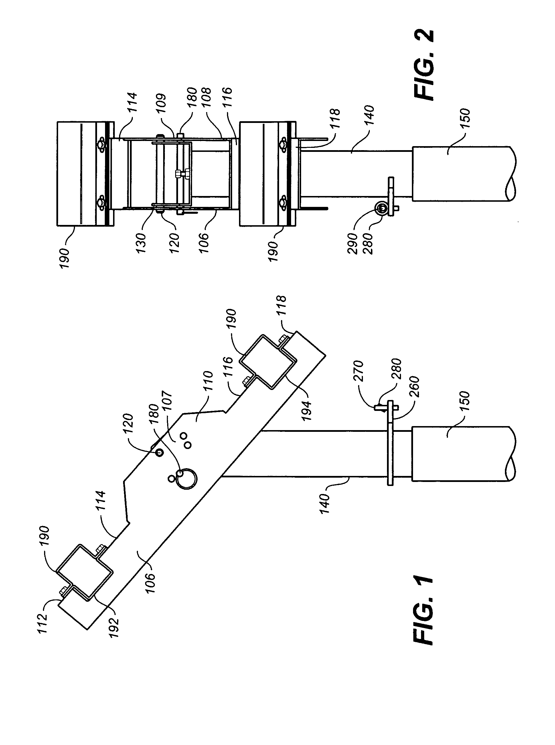 Adjustable tilt solar panel support system