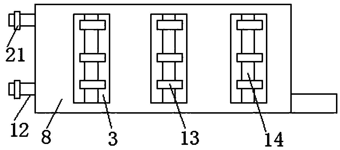 Protecting structure for car parking