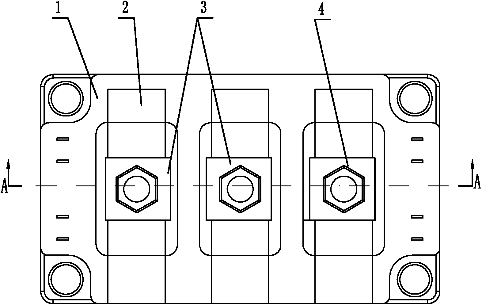 Insulated gate bipolar transistor (IGBT) half-bridge power module