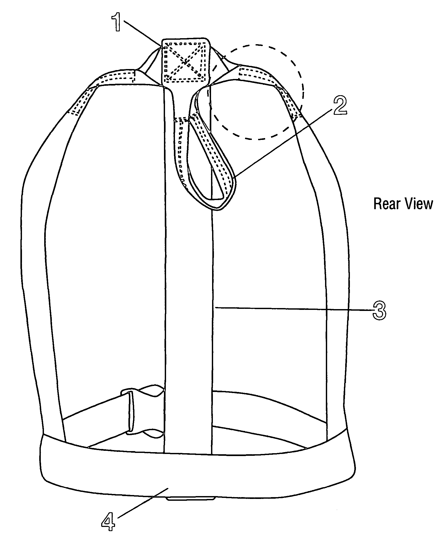 Rapid extraction body harness