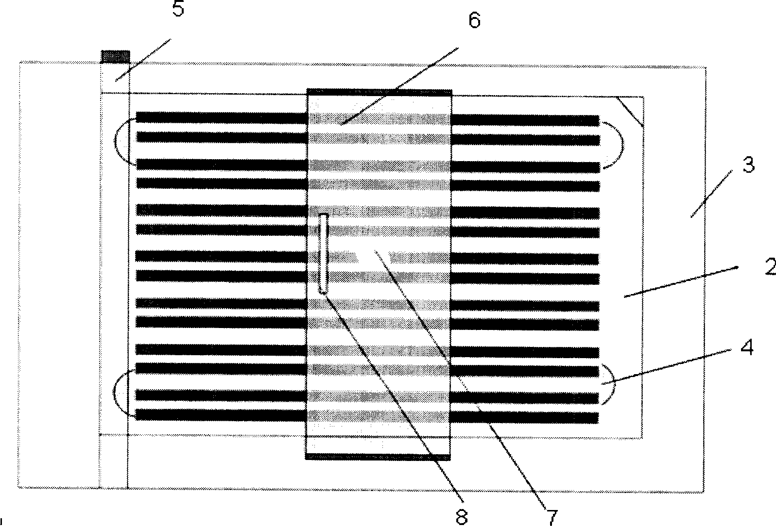 Method for repairing plasma display screen wire break electrode