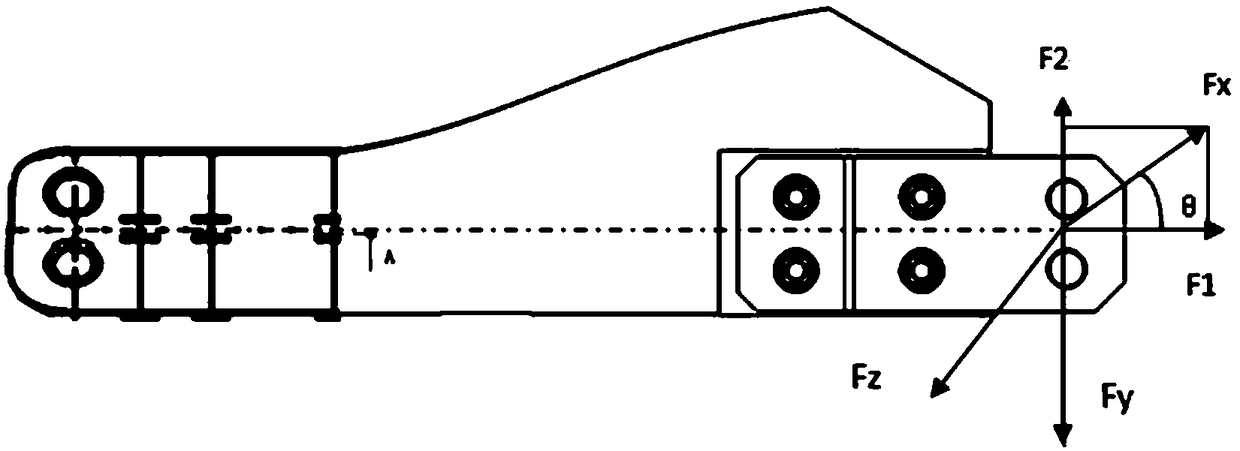 Method for testing static strength of helicopter blade