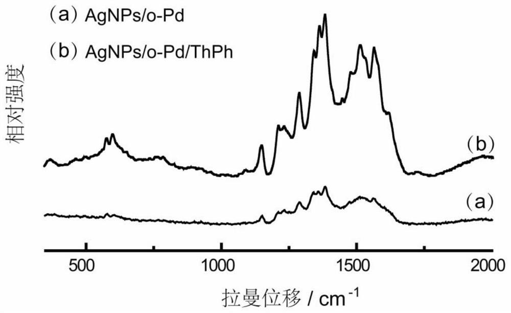 Surface-enhanced Raman spectroscopy sensor based on electrochemical deposition and molecular imprinting and its preparation method