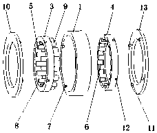 Bearing installing device