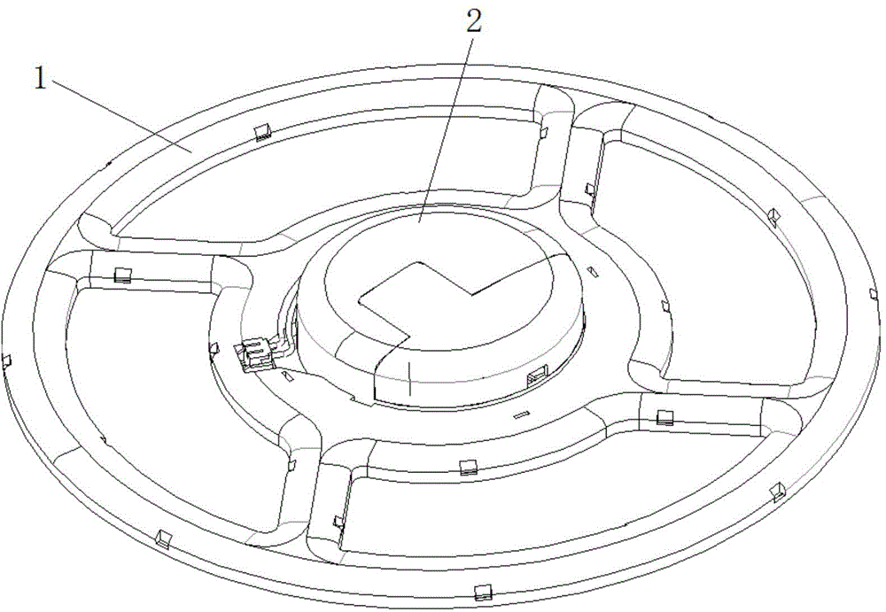 Modular split type LED ring illuminator and manufacturing method thereof