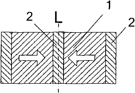 Track for high-temperature super-conductivity magnetic levitation transport system