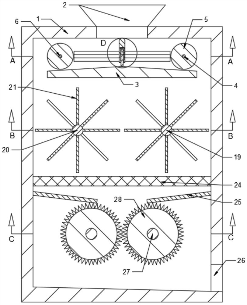 Ore crushing equipment for metal smelting