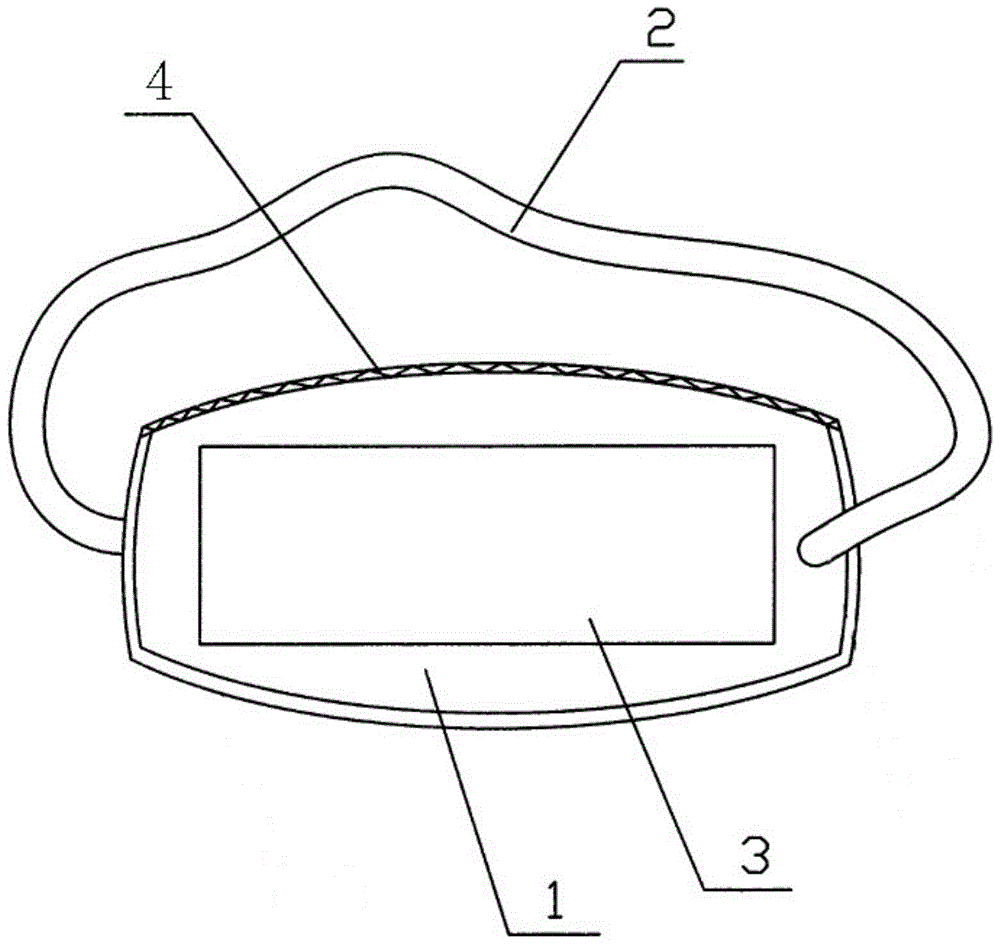 A kind of hyperthermia mask