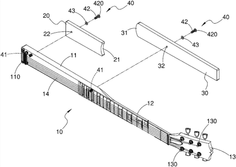 Folding guitar