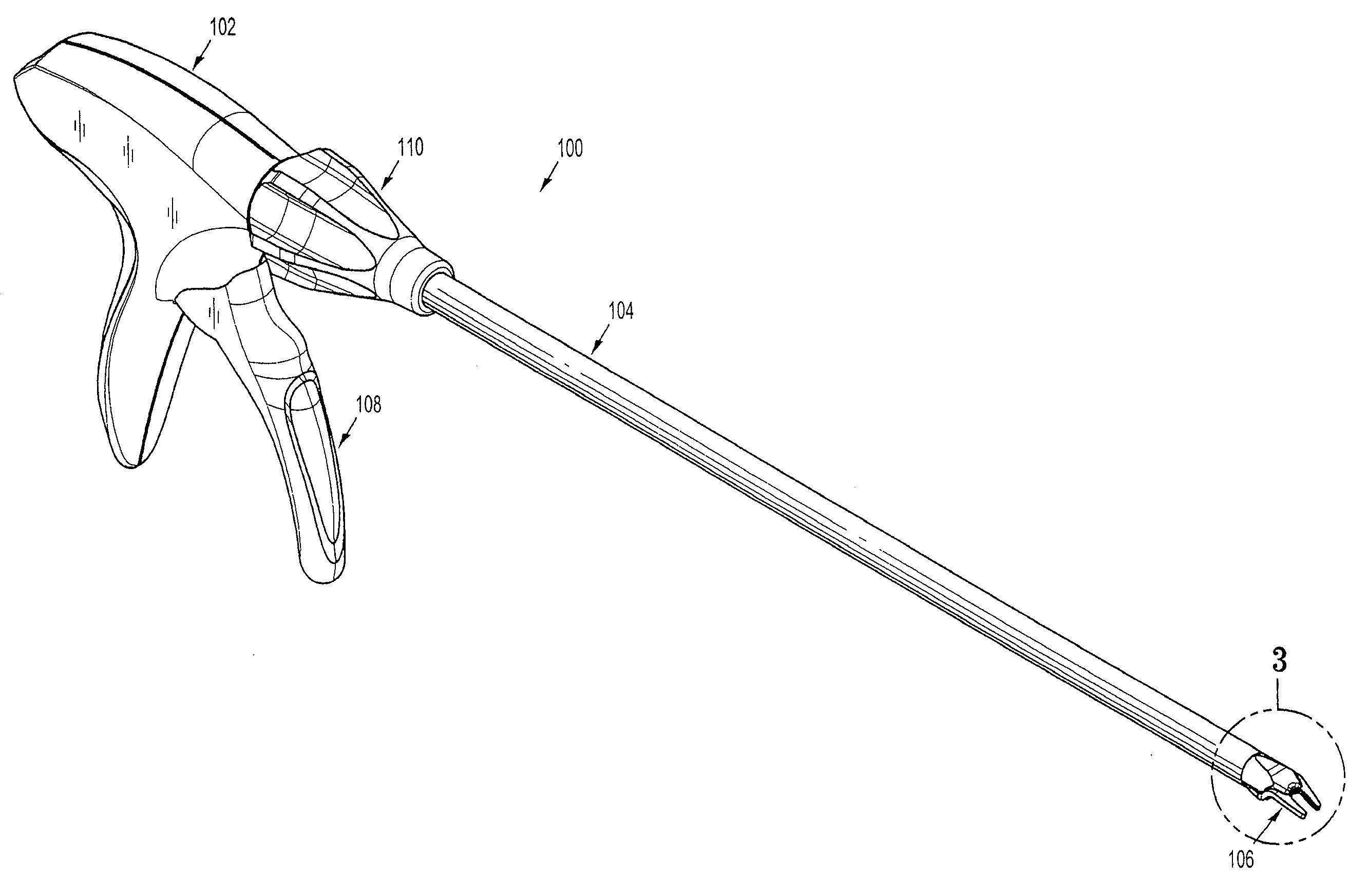 Endoscopic surgical clip applier with wedge plate