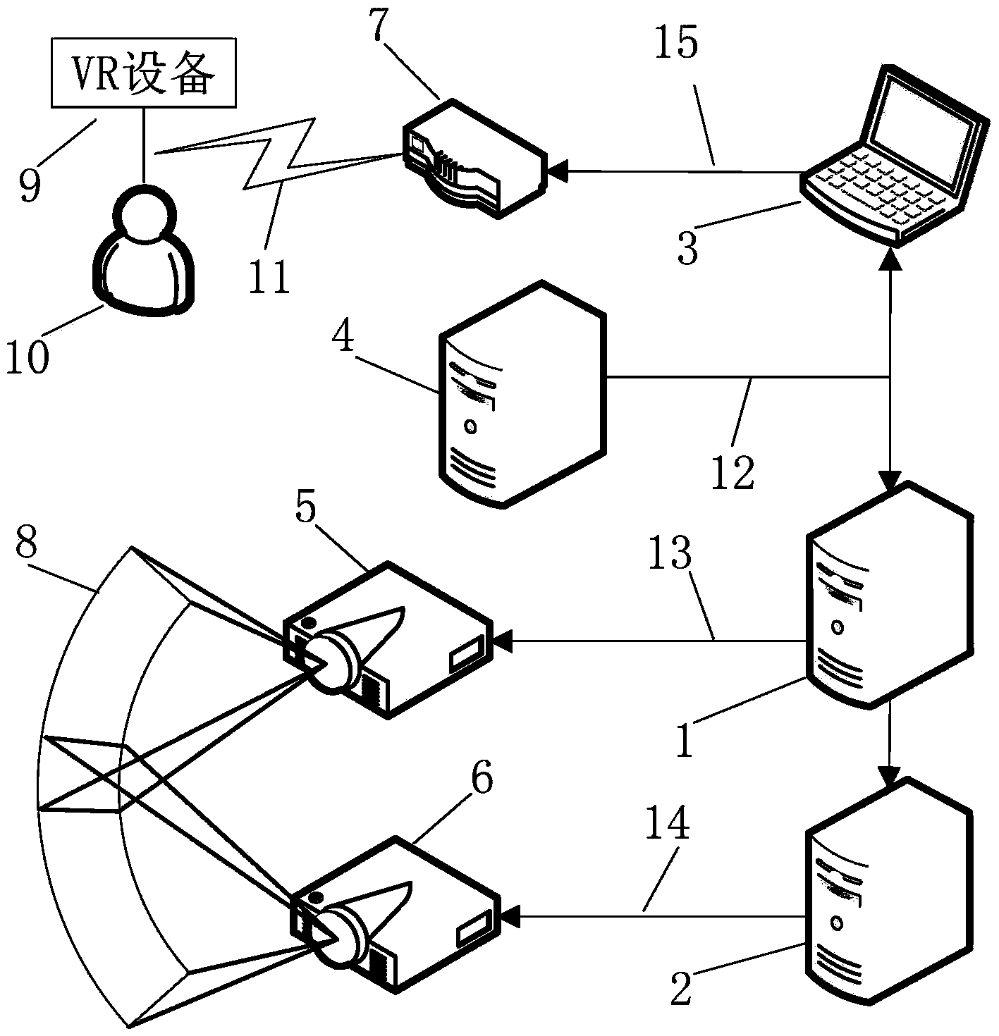 Plane pipeline assembly simulation method based on human motion capture system