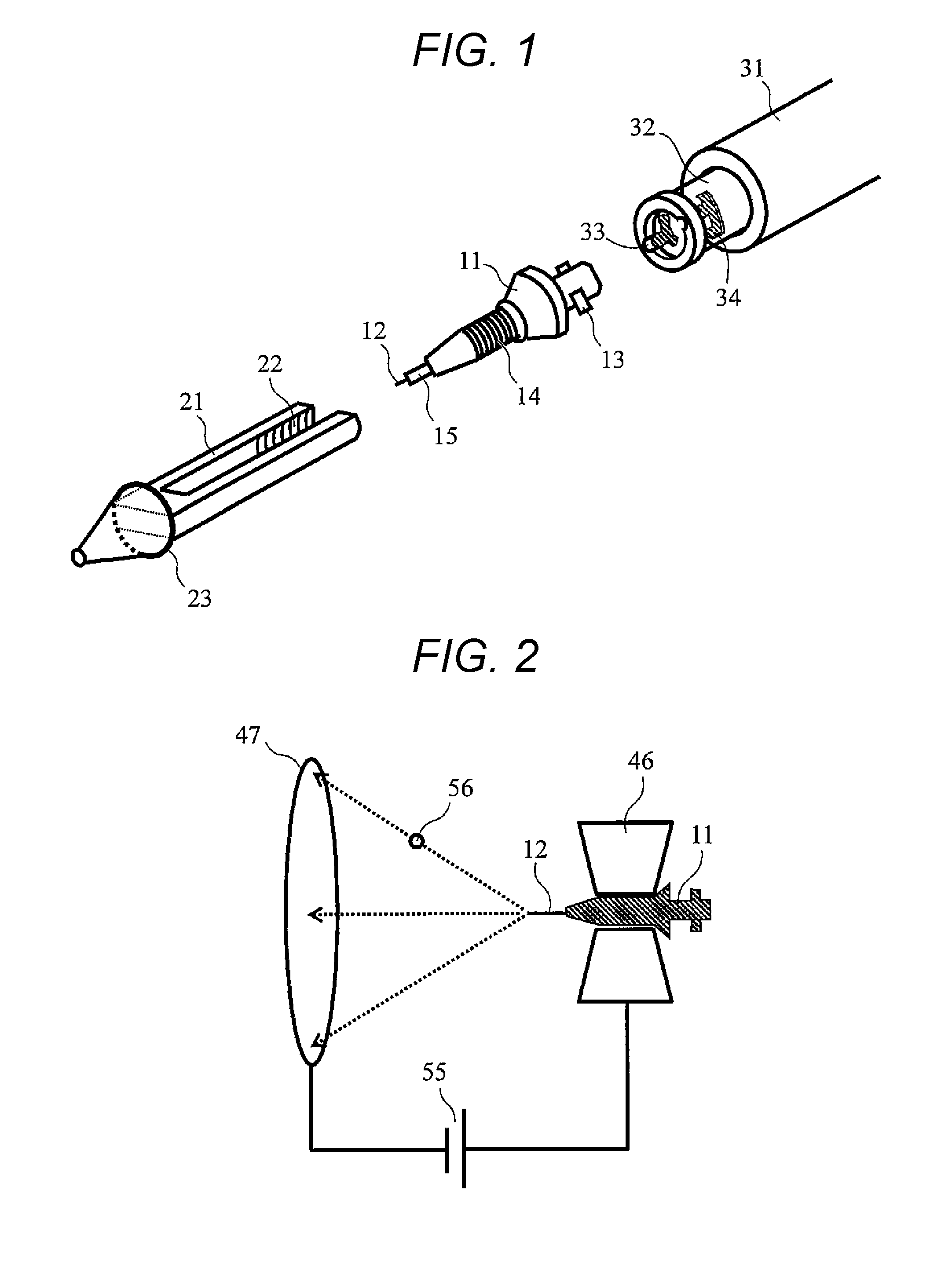 Sample holder and analytical vacuum device