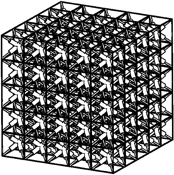 Lattice structure with vibration isolation characteristic