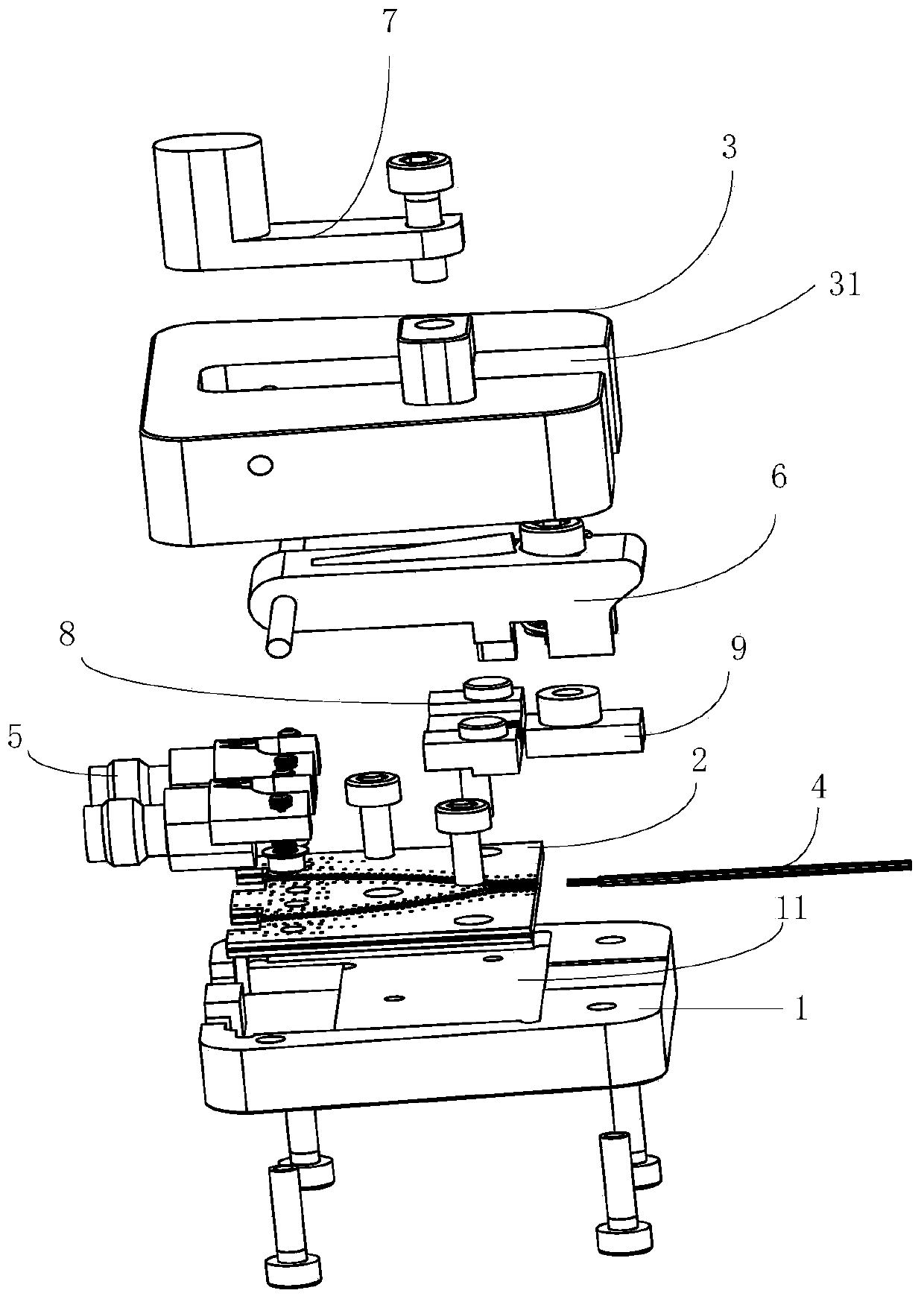 High-speed original cable electrical integrity test fixture