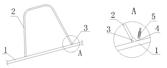 Construction method for improving fatigue strength of welding joint of orthotropic steel bridge deck