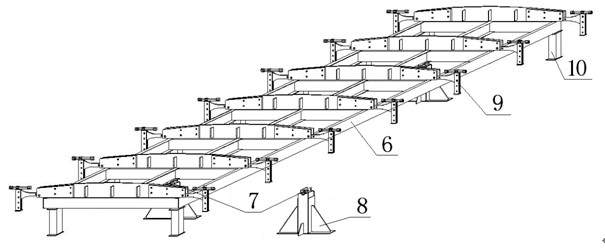 Construction method for improving fatigue strength of welding joint of orthotropic steel bridge deck