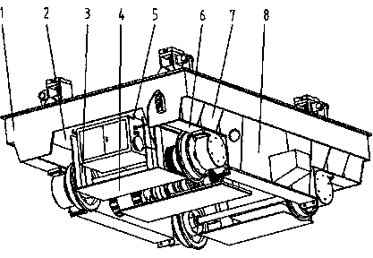 Special supporting and lifting type rail trailer for waste and scrap automobiles