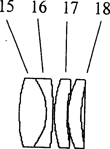 Light beam shaping device in use for semiconductor laser array in high power