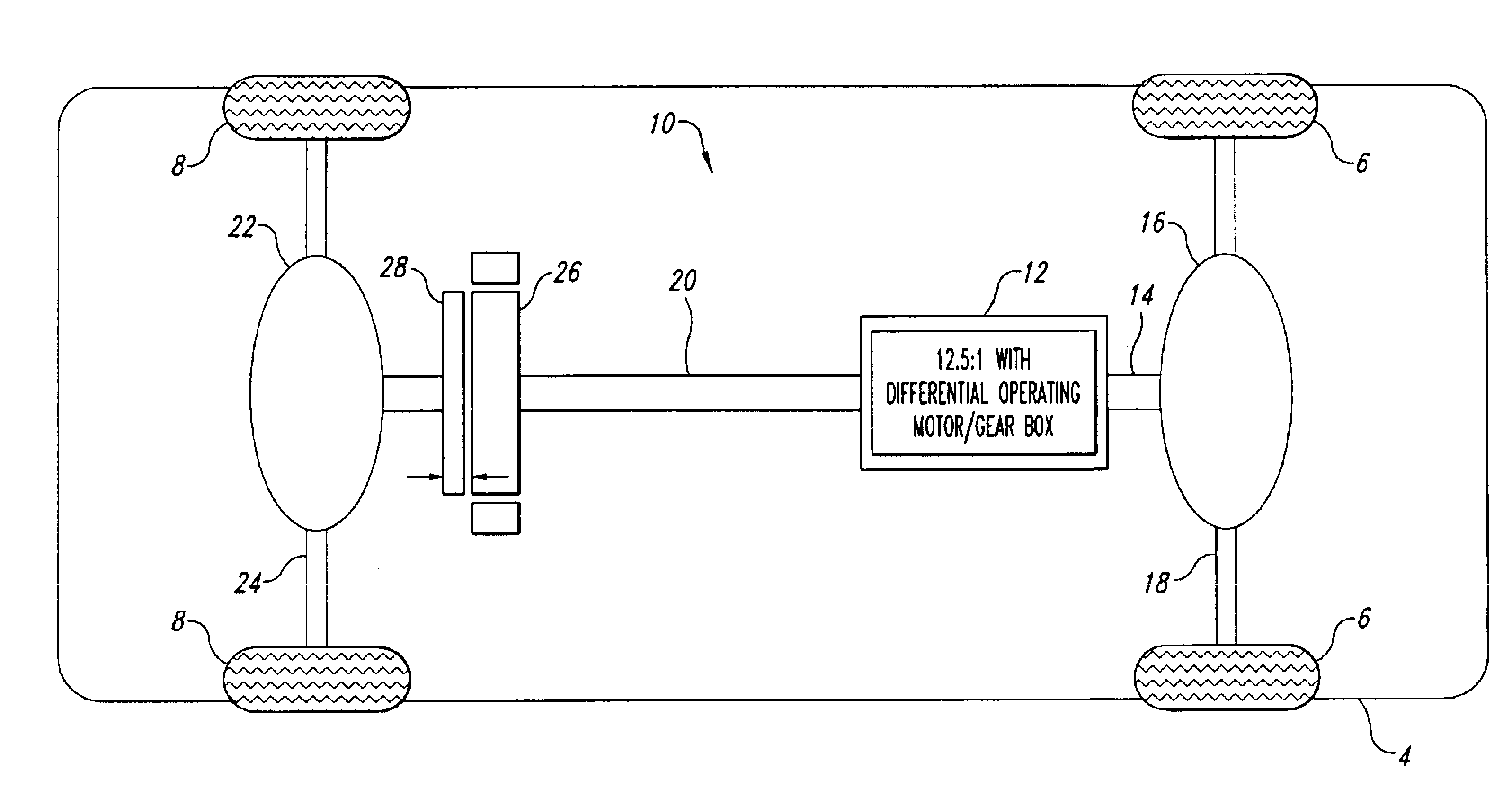 Apparatus and method to achieve multiple effective ratios from a fixed ratio transaxle