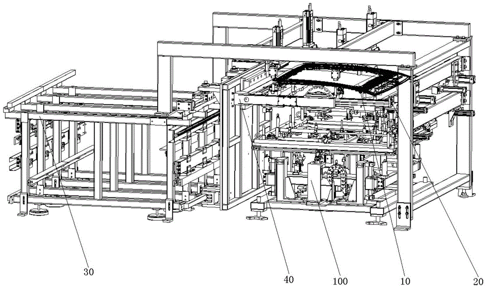 Self-adaptive hoisting device of skylight assembly production line