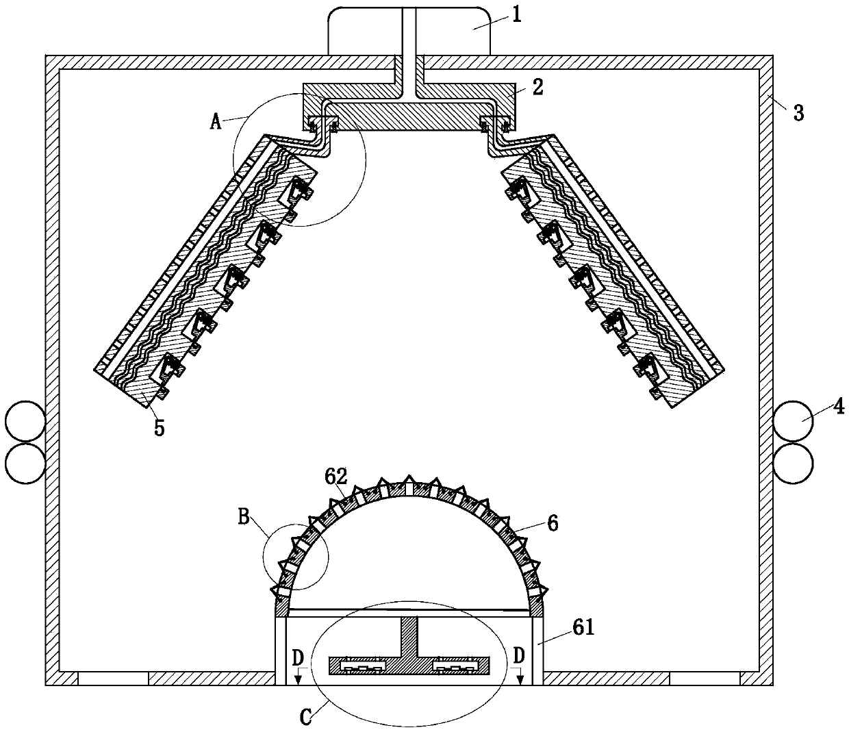 Silicon wafer etching apparatus