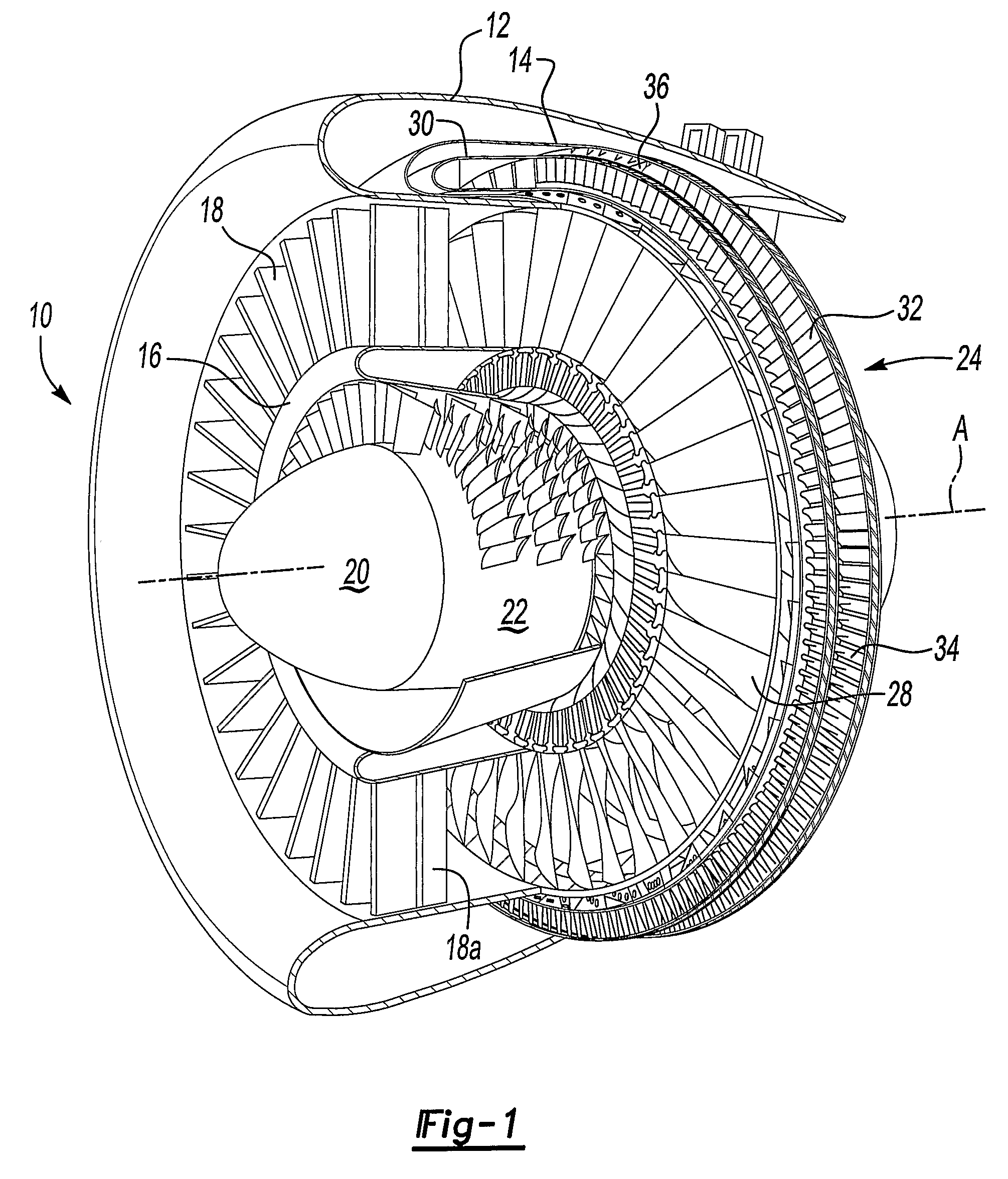 Regenerative Turbine Blade and Vane Cooling for a Tip Turbine Engine