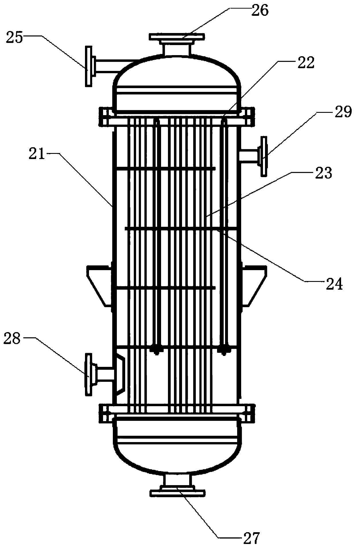 Exhaust gas adsorption regeneration gas condensation system and method