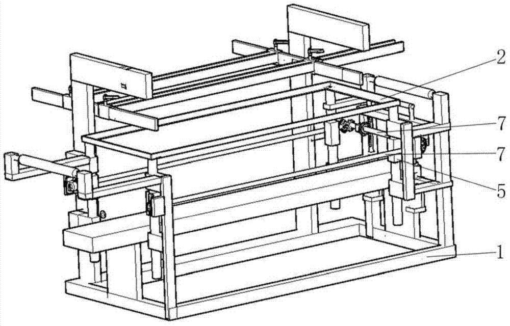 Novel hole drilling machine for processing plate materials and hole drilling method