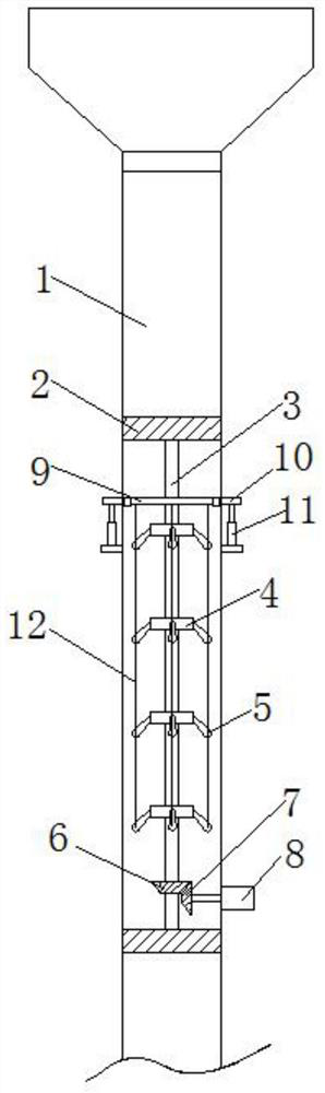 An intelligent deceleration buffer equipment device for medical sewage pipeline