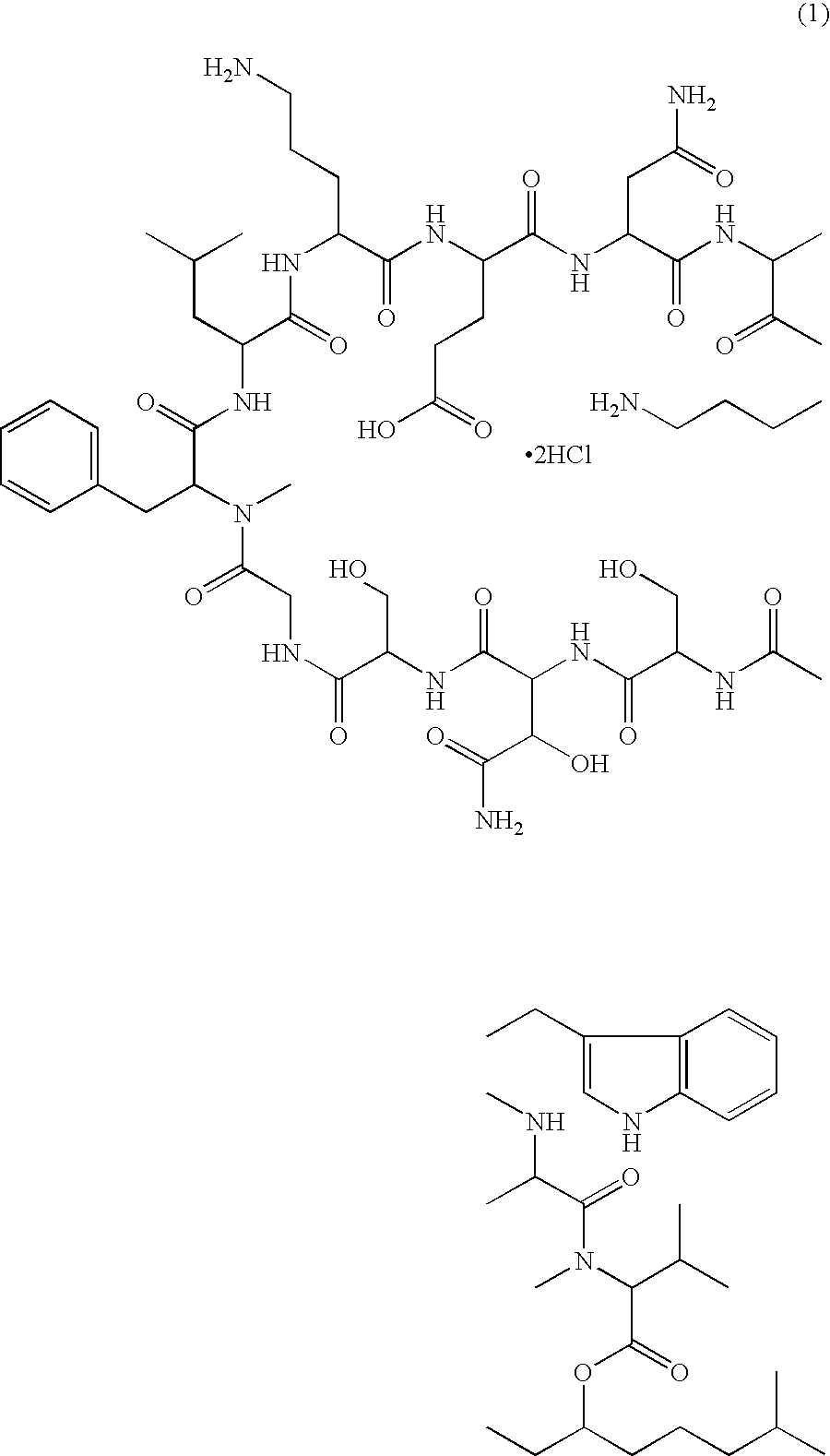 Injectable formulation of antibiotic and solution for intravenous administration thereof