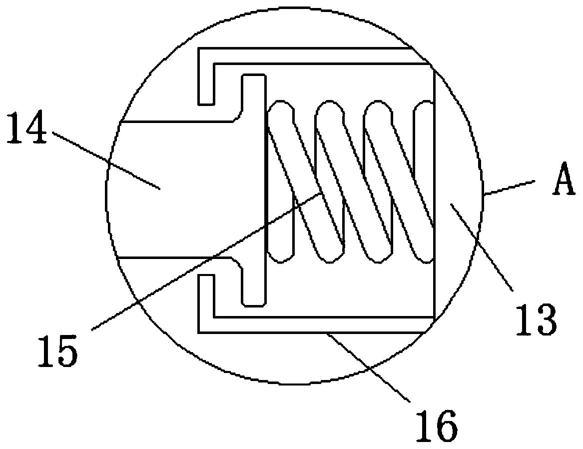 Coal mine exploitation screening device for facilitating uniform stirring