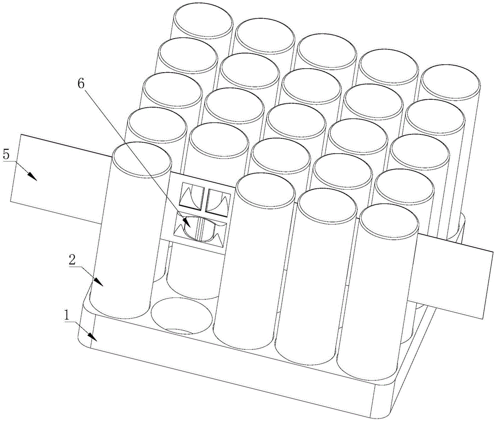 High-capacity battery with heat dissipating device