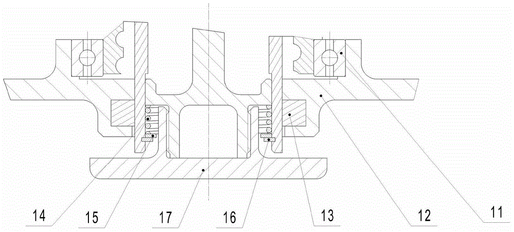 Electric brake actuator integrating force sensor and ball screw