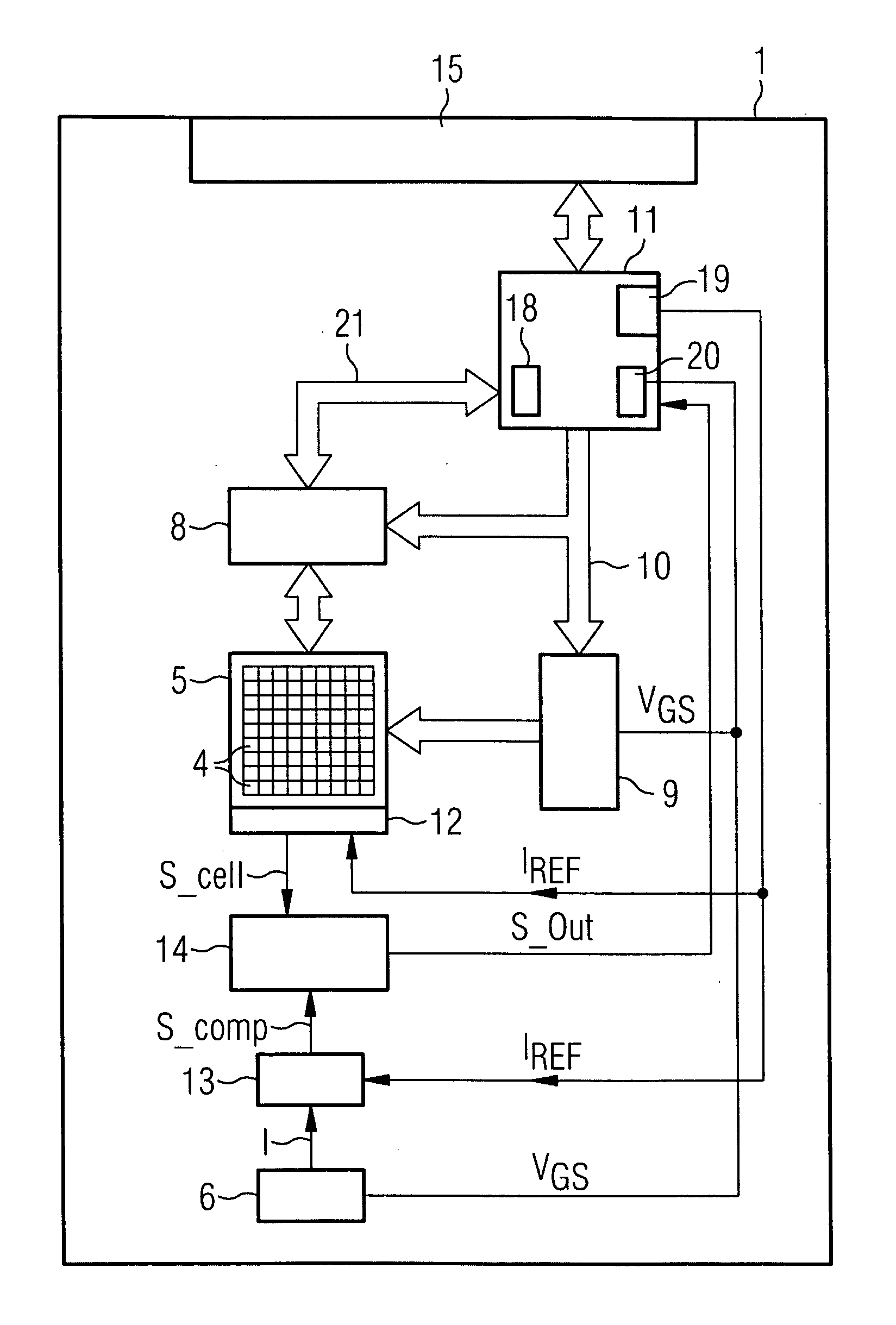 Sensing scheme for a non-volatile semiconductor memory cell