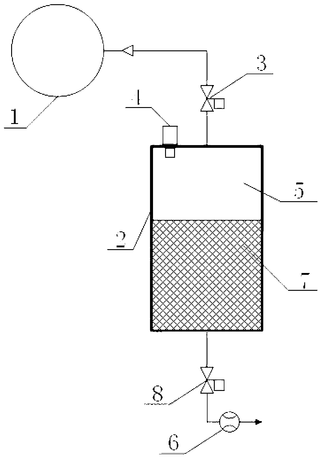 Method for measuring real-time dynamic state of rocket storage tank propellant amount