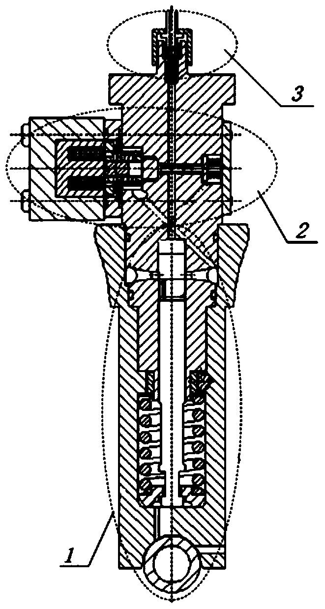 Normally closed electromechanical compound high pressure oil pump