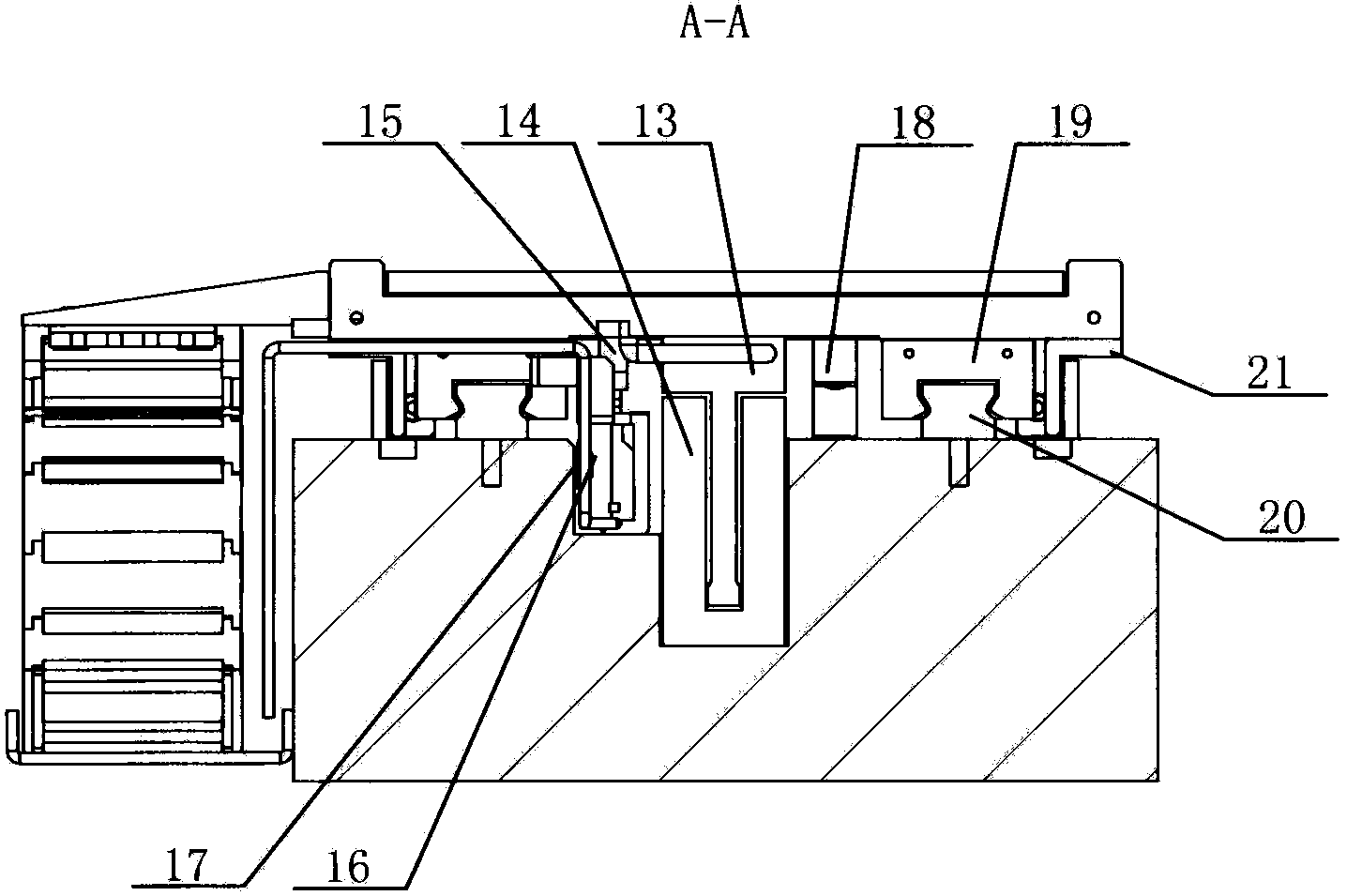 Precise linear shaft for cutter grinder