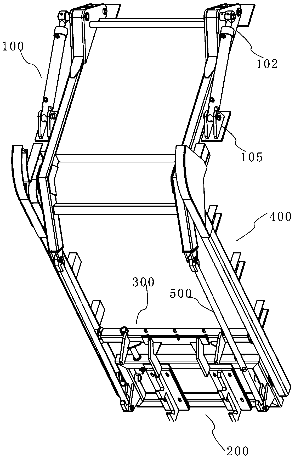 Garbage truck bucket assembly tailor welding tooling and assembly process