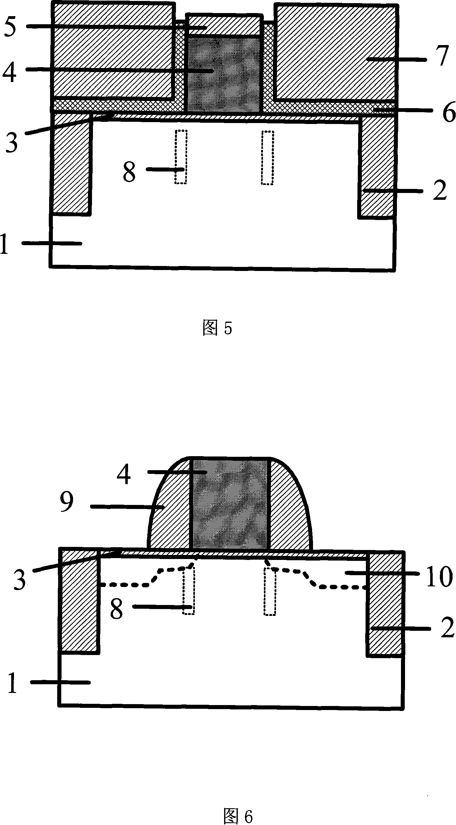 Adulation method for MOS transistor body area